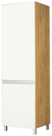 Apakšējais virtuves skapītis Bodzio Monia, balta, 60 cm x 59 cm x 207 cm