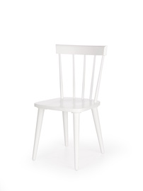 Söögitoa tool Barkley, valge, 45 cm x 50 cm x 89 cm