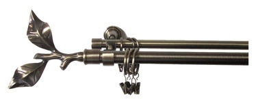 Dvigubo karnizo komplektas Futura F511034, 180 cm, Ø 19 mm