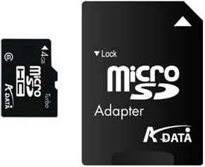 Adata 4GB Micro SDHC CARD CLASS 4