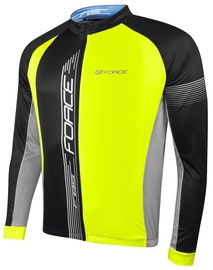 Force F85 Jersey Black/Yellow/Gray XS