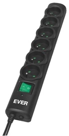 Ever Power Strip 6 Outlet 5m Black