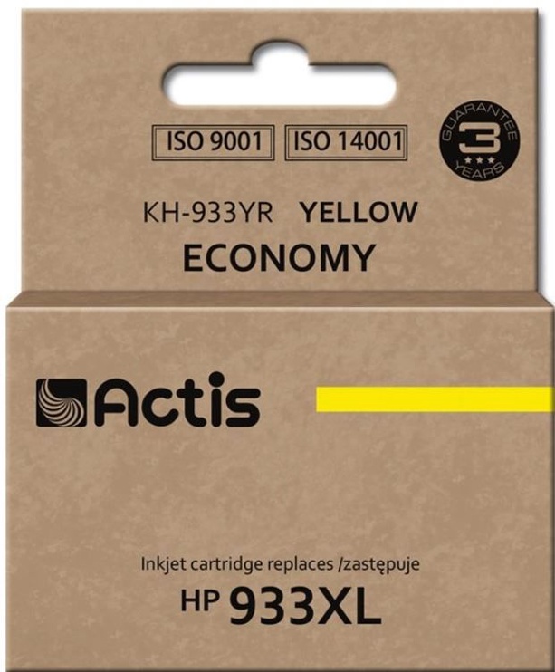 Rašalinio spausdintuvo kasetė Actis Standard KH-933YR, geltona, 13 ml