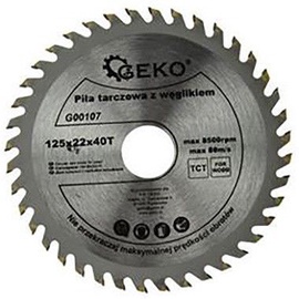 Geko Circular Saw Blade For Wood TCT 125x22x40T