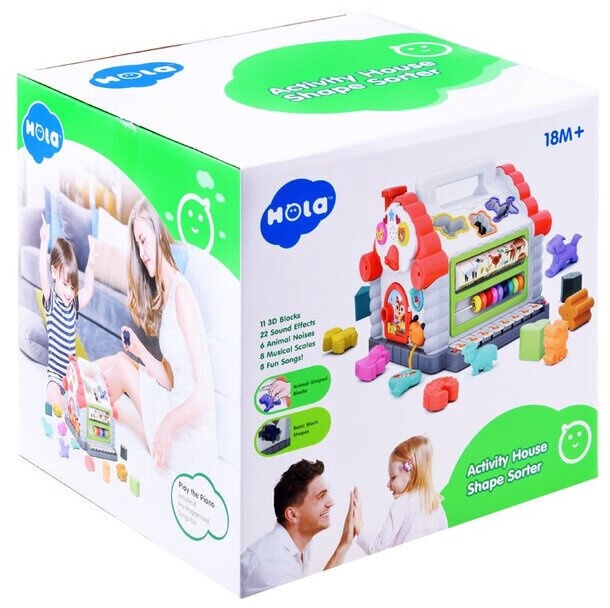 Hola activity store house shape sorter