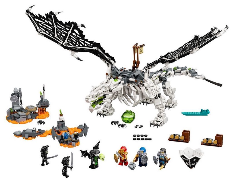 Конструктор LEGO®Ninjago Дракон чародея-скелета 71721