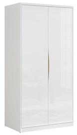 Skapis Pori, balta, 100 cm x 60 cm x 200.5 cm