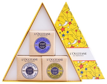 L´Occitane Shea Lavender Extra Gentle Soap 100g + 100g Shea Milk Soap + 100g Shea Verbena Soap