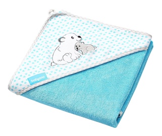 BabyOno Hooded Towel 76x76cm Blue