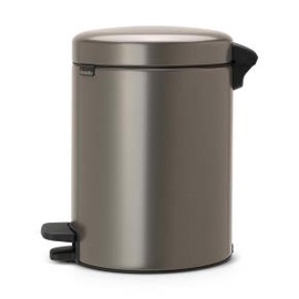 Brabantia NewIcon atkritumu tvertne, 5 l, Platinum