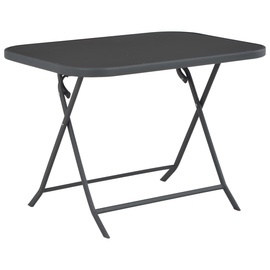 Садовый стол VLX Folding Garden Table 44711, серый, 100 x 75 x 72 см