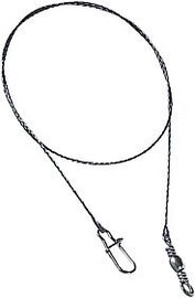 Makšķerēšanas pavadiņa Jaxon Wolfram, 25 cm, sudraba