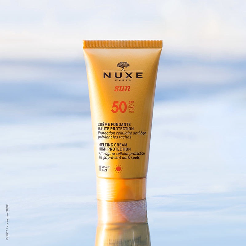 nuxe sun face cream spf50