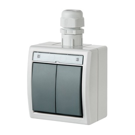 Выключатель Elektro-Plast Aquant 1202-65 Switch Gray