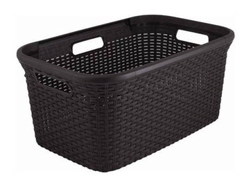 Veļas kaste Curver Rattan Laundry Basket 45l Brown