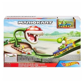 Автомобильная трасса Mattel Mario Kart Piranha Plane Slide Track Set incl. Die-Cast