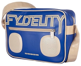 Kuprinė Fydelity Namesake G-Force Shoulder Bag with Speakers Blue