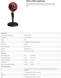Arozzi Sfera Microphone Red