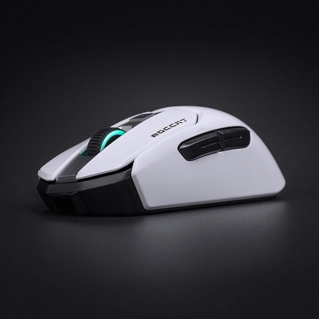 Roccat Kain 200 AIMO Wireless Optical Gaming Mouse White - 1a.lt