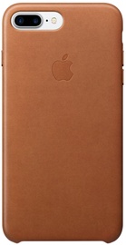 Apple Leather Back Case For Apple iPhone 7 Plus Saddle Brown