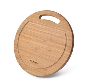 Разделочная доска Fissman Bamboo, коричневый, 250x250 мм