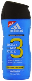 Adidas 3in1 Sport Energy 250ml Shower Gel