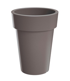 Lillepott Prosperplast DLOFS400, plastik, Ø 390 mm, pruun/hall