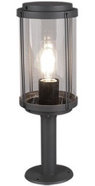Trio Tanaro antracito spalvos stulpelinis šviestuvas 40 cm aukščio, IP44, 1xE27