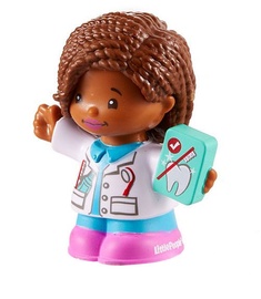 Fisher Price Little People Figure Dentist Audrey DTL65
