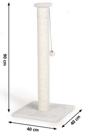 Kaķu skrāpējamais stabs Beeztees Serpa Cat Scratching Post, 40 cm x 40 cm x 90 cm