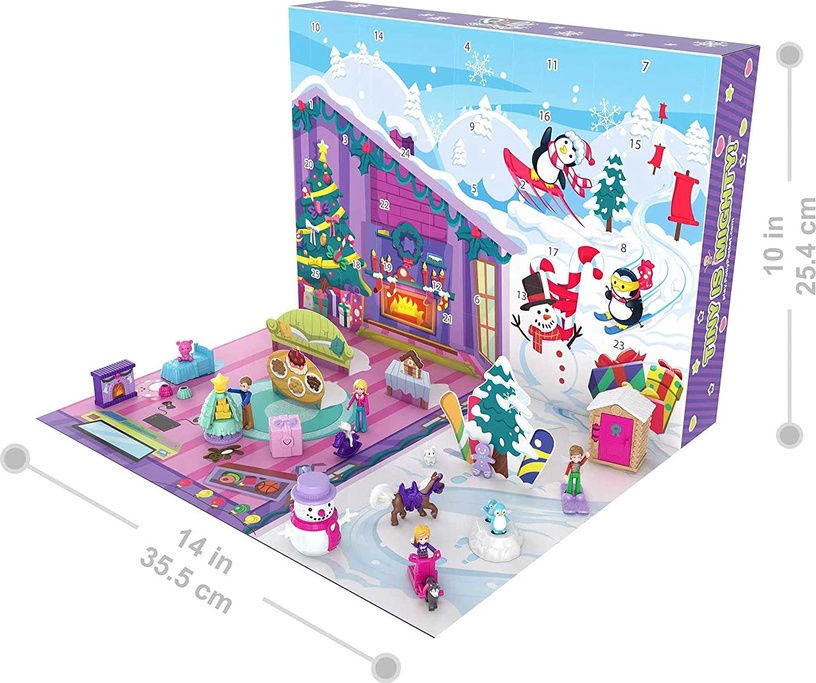 Advento kalendorius Mattel Polly Pocket, 25.4 cm