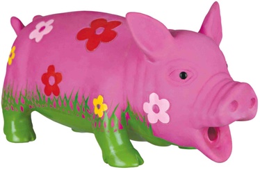 Игрушка для собаки Trixie Latex Pig With Flowers, 20 см
