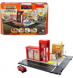 Komplekts Mattel Action Drivers Fire Rescue Station, daudzkrāsains