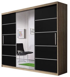 Idzczak Meble Wardrobe Alba Sonoma Oak/Black