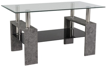 Žurnālgaldiņi Signal Meble Modern Lisa III, pelēka, 1100 mm x 600 mm x 600 mm