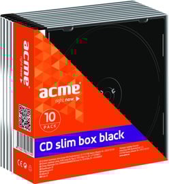 Acme CD Boxes 5.2 mm 10 pack Black