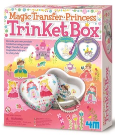 Radošais komplekts 4M Magic Transfer Princess Trinket Box, daudzkrāsaina