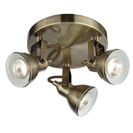 Kryptinis šviestuvas Searchlight Focus 1543AB, 3x10W GU10