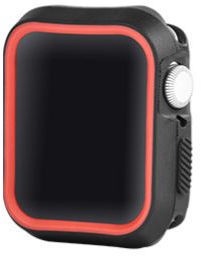 Aizsargrāmis Devia Dazzle Series Protective Case For Apple Watch 40mm Black/Red