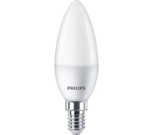 Lambipirn Philips LED, B35, külm valge, E14, 5 W, 470 lm