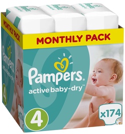 Pampers Active Baby-Dry S4 174