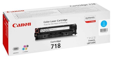 Lazerinio spausdintuvo kasetė Canon 718 Toner Cyan