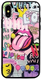 Beline Ultra Slim Back Case With Picture Under Glass For Apple iPhone 7/8 Graffiti