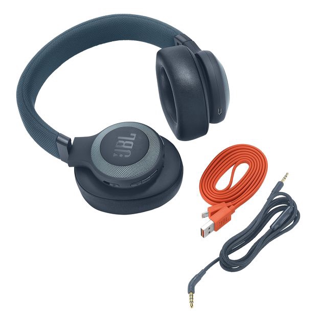 Беспроводные наушники JBL E65BTNC, синий