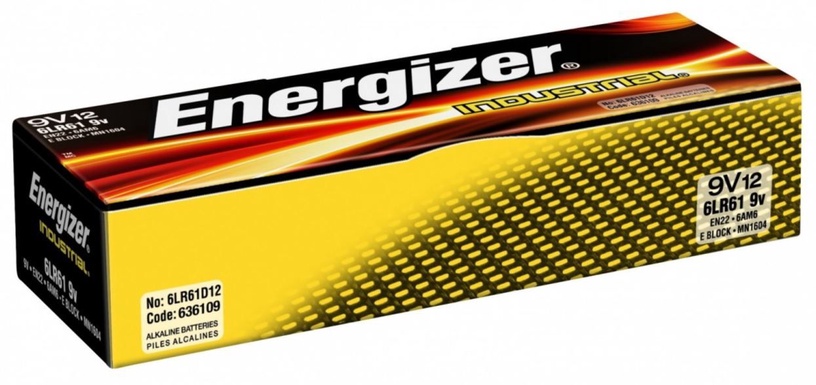 Baterijas Energizer, 6LR61, 12 gab.