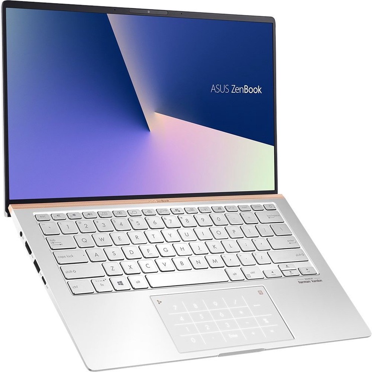 Ноутбук Asus Zenbook 14 UM433DA-A5002T, AMD Ryzen™ 5 3500U, 8 GB, 512 GB, 14 ″, Radeon Vega 8, серебристый