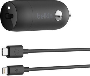 Lādētājs Belkin, Lightning/USB-C, melna