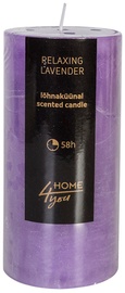 Svece, aromātiskā Home4you Relaxing Lavender, 58 h, 140 mm