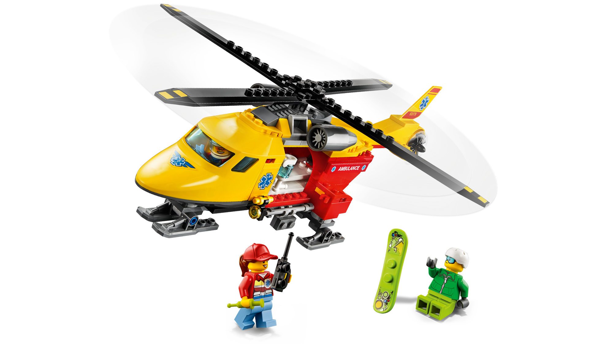 LEGO City Ambulance Helicopter 60179 60179 Ksenukai.lv