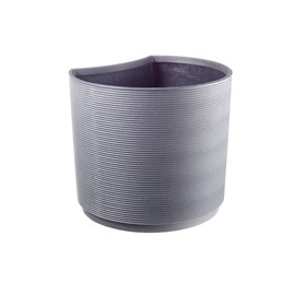 Puķu pods Teraplast URBAN MEDIUM D51 H47 ANTRACITE, pelēka, Ø 510 mm